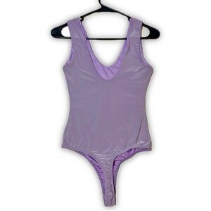 Pretty Lavender Sleeveless Bodysuit